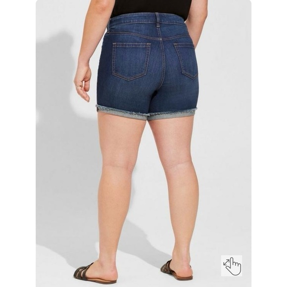 Torrid 5 Inch Vintage Stretch High-Rise Short - All That - Picture 3 of 7